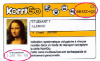 Carte KorriGo